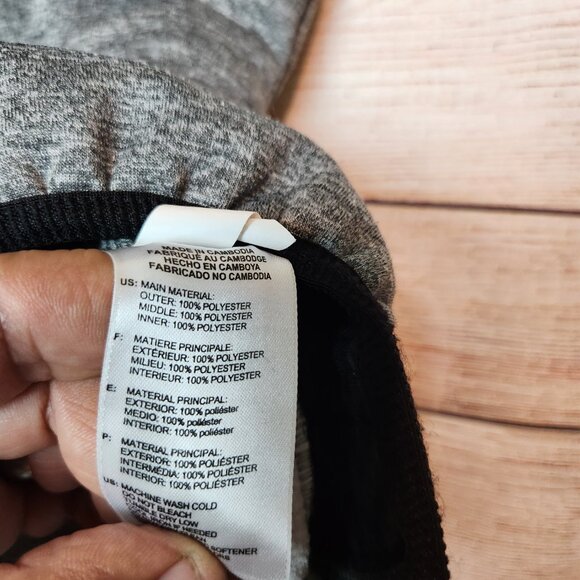 Adidas Golf Mens Puffer Vest Size M Black Gray 1/2 Zip Sleeveless Jacket Pockets - Picture 8 of 15